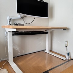 Flexispot 電動昇降式デスクE7 Pro コの字型　ホワイトの画像