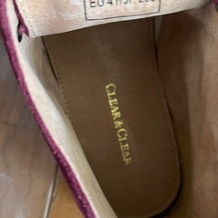 未使用スエードブーツの画像