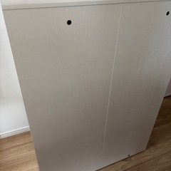 美品☆ランドセルラックオフホワイト、隠しキャスター付きの画像