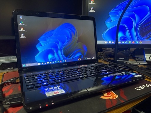 [取引中] ノートパソコン NEC LaVie Windows11 25H2 CPU i7-2670QM メモリ8GB SSD128G