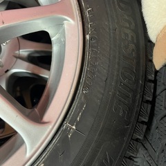 185/65R15 スタッドレス　ブリヂストン VRX2 ホイールセット4本中古の画像