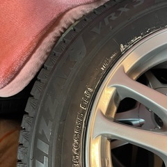 185/65R15 スタッドレス　ブリヂストン VRX2 ホイールセット4本中古の画像