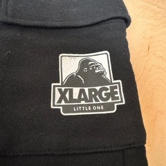 XLARGE カーゴパンツ スウェットパンツブラック 110㎝の画像