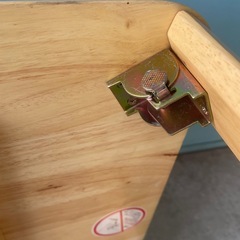 折りたたみ　木製机の画像