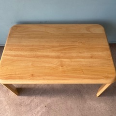 折りたたみ　木製机の画像