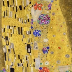 クリムト『接吻』 アートポスター60×80 の画像