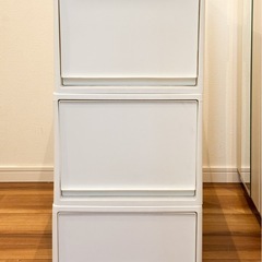 山善 yamazen 衣装ケース 押入れ収納 3つセットの画像