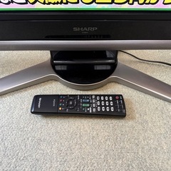 32型　SHARP lc-32d10 リモコン付きの画像