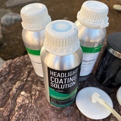 ヘッドライトスチーマー　本体　
溶剤セット　ヘッドライト黄ばみ取りの画像