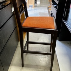 I2512-180　ハイチェア オレンジ 中古の画像