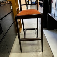 I2512-180　ハイチェア オレンジ 中古の画像