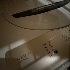 洗濯機 SHARP 2020年製の画像