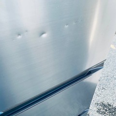 ♦Hisense ノンフロン冷凍冷蔵庫  ♦年式：2021  ♦型番：HR-D3601S  ♦容量：360L  ♦サイズ：幅599×奥行665×高さ1740(㎜)  ♦管理コード：012205709  ⚠正面及び側面に傷凹みありの画像