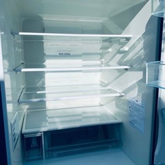 ♦Hisense ノンフロン冷凍冷蔵庫  ♦年式：2021  ♦型番：HR-D3601S  ♦容量：360L  ♦サイズ：幅599×奥行665×高さ1740(㎜)  ♦管理コード：012205709  ⚠正面及び側面に傷凹みありの画像