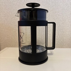 スヌーピー　フレンチプレス コーヒーポットの画像