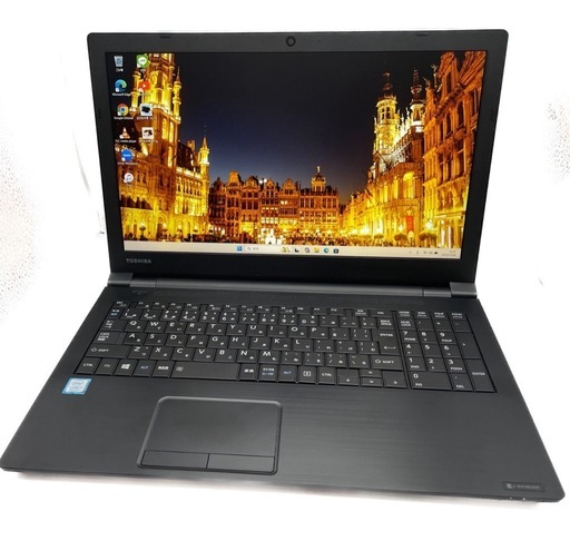 ノートPC/黒/i7/8GB/SSD512GB/Office2024/東芝