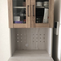 【美品】食器棚 ナフコ 2025年購入 美品の画像