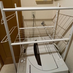 ランドリーラック　洗濯機ラックの画像