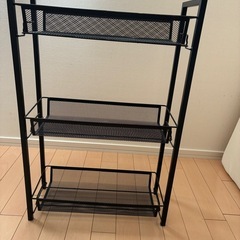 コンパクト収納棚②の画像