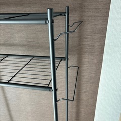 【美品おまけ付き】伸縮ランドリーラックの画像