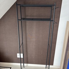 【美品おまけ付き】伸縮ランドリーラックの画像