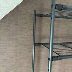 【美品おまけ付き】伸縮ランドリーラックの画像