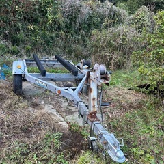  軽ナンバーボートトレーラー車検アリ】軽トレーラー　最大積載量350kg トレーラー ボートの画像