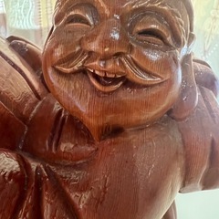 七福神の木彫り人形の画像