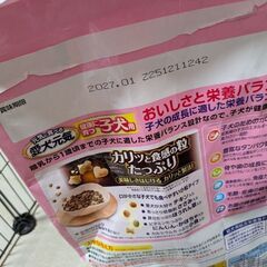 ワンちゃん用(子犬用)愛犬元気ごはんとおまけ付きの画像