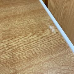 A-756【リユースのサカイ野々市店】ジモティ来店特価‼ ２枚扉食器棚 木目調 木製 クリーニング済みの画像