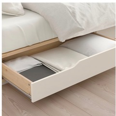 IKEA ベッドフレーム　　※マットレスなしの画像