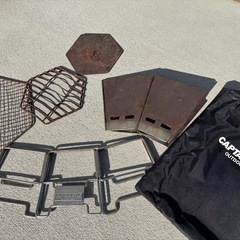【キャプ用品】CAPTAIN STAGバーベキューコンロ 焚火台の画像