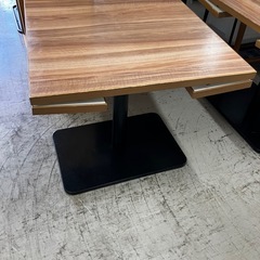 I2512-182 スクエア バタフライテーブル 汚れあり 中古の画像