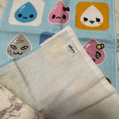 しずくちゃんフェイスタオルの画像