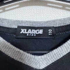 XLARGE キッズ VネックロングTシャツ 110の画像