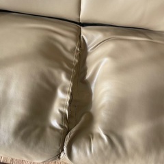 【窪み有】ソファ　無料　2人掛けの画像