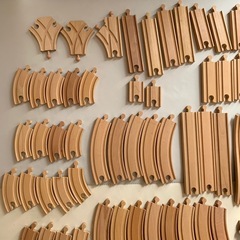 木製レール 車両セット brio 互換性 ikeaの画像