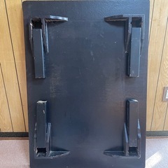 【7.8日限定出品！】津軽塗 折りたたみ式 座卓 昭和レトロ アンティークの画像