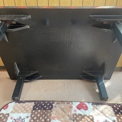 【7.8日限定出品！】津軽塗 折りたたみ式 座卓 昭和レトロ アンティークの画像