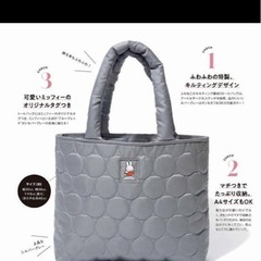 未使用★ミッフィ　キルティングトートバッグの画像