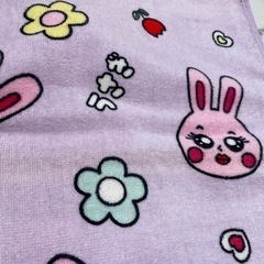うさぎフェイスタオルの画像