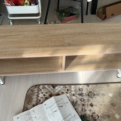 テレビ台はまだ新品同様で、傷はありませんの画像