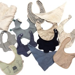 ６７枚セット赤ちゃん用　スタイ&ガーゼ　　多様なデザイン 40枚　スタイの画像