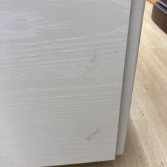 A-763【リユースのサカイ野々市店】ジモティ来店特価‼ NITORI ニトリ ワゴン キャスター付き ホワイト 木製 木目調 クリーニング済みの画像