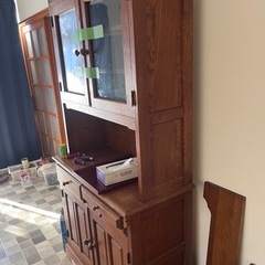 木製キャビネットの画像