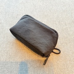 無印良品 リンクルナイロン 大きく開くポーチSの画像