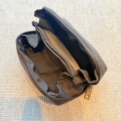 無印良品 リンクルナイロン 大きく開くポーチSの画像