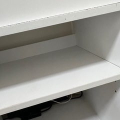 値下げ！ニトリ キッズ収納ラック(ミア3 M ホワイト)の画像