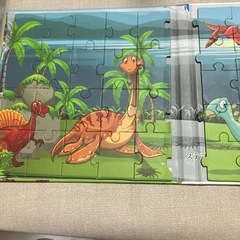 恐竜マグネットパズルの画像