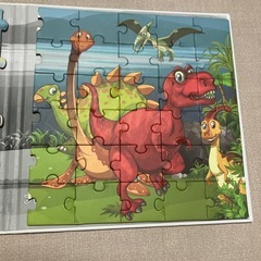 恐竜マグネットパズルの画像